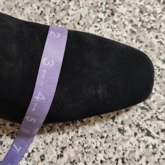 Aqua College Women’s Black Waterproof Tori Square toe Stacked Heel Zip-up - Picture 6 of 8